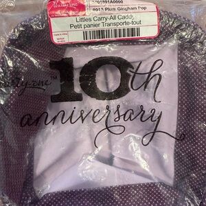 Thirty-One 10th Anniversary Carry-All Caddy - Purple Gingham